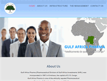 Tablet Screenshot of gulfafricapharma.com